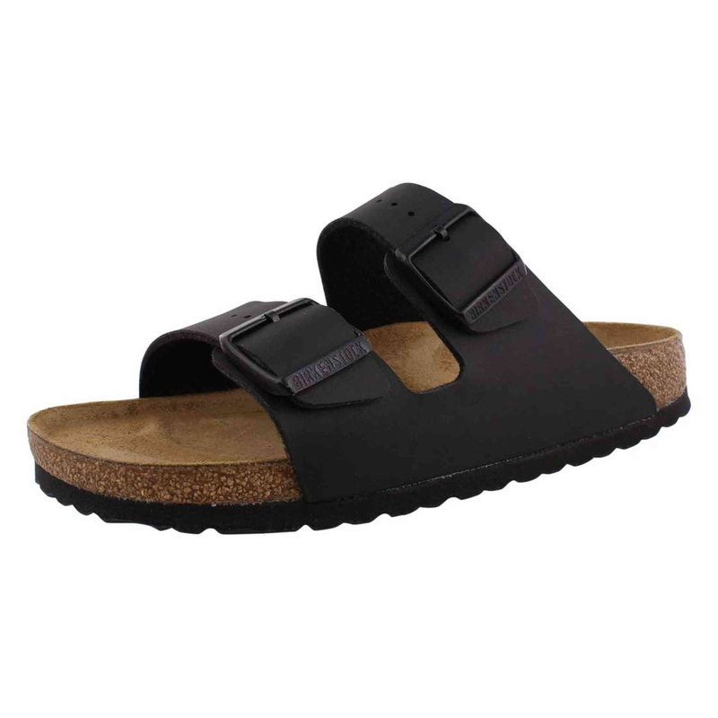 Birkenstock Womens Arizona Black Birko-Flor Sandals 40 EU