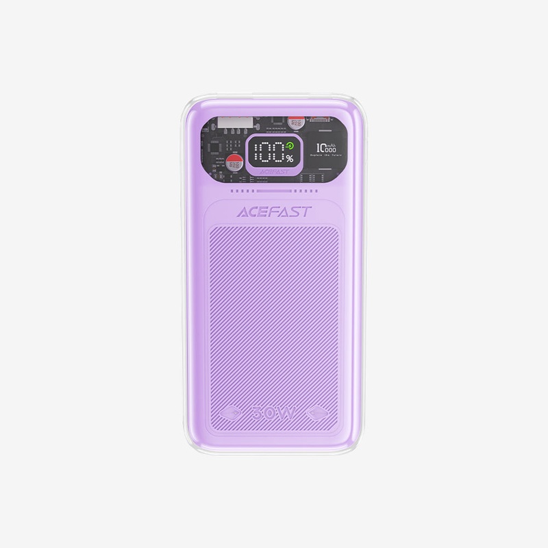 Crystal Series M1 Fast Charge Powerbank 30W