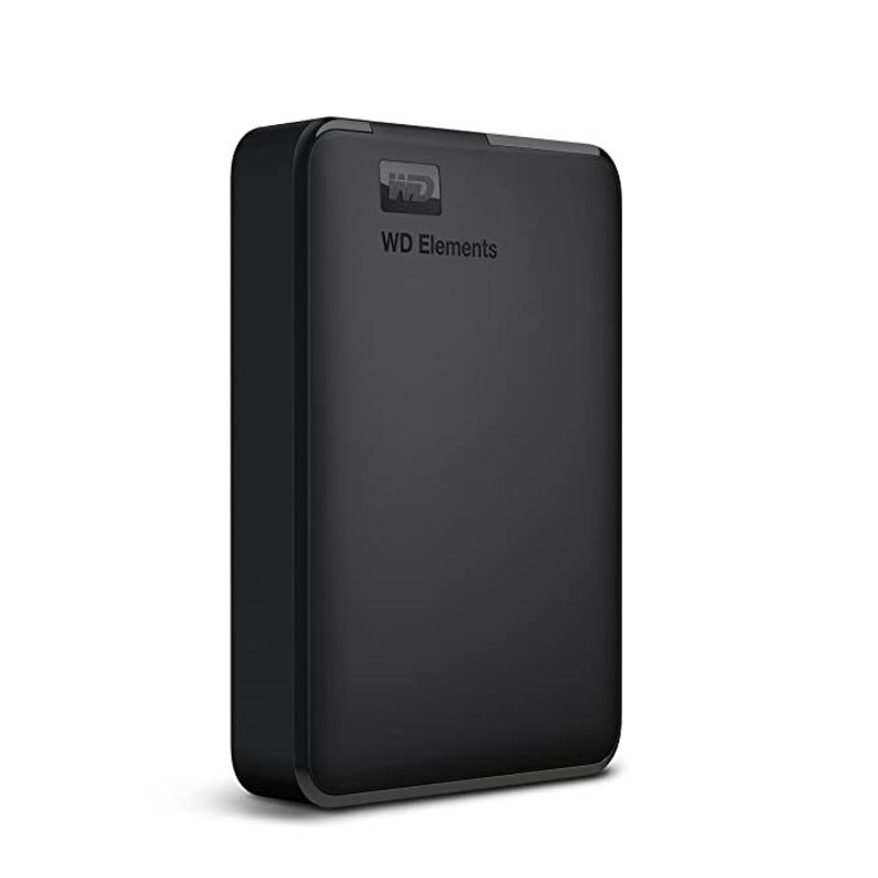 (Open Box) WD 5TB Elements Portable External Hard Drive, Black (WDBHDW0050BBK-EESN)