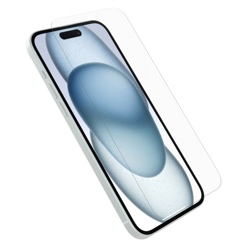 OtterBox Premium Glass Screen Protector for Apple iPhone 15 Plus Clear