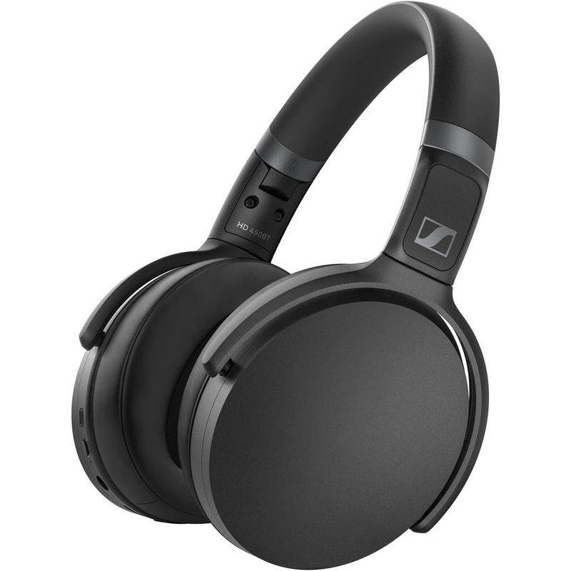 Sennheiser HD 450BT Wireless Headphones, with active noise cancellation, Black | HD450BT