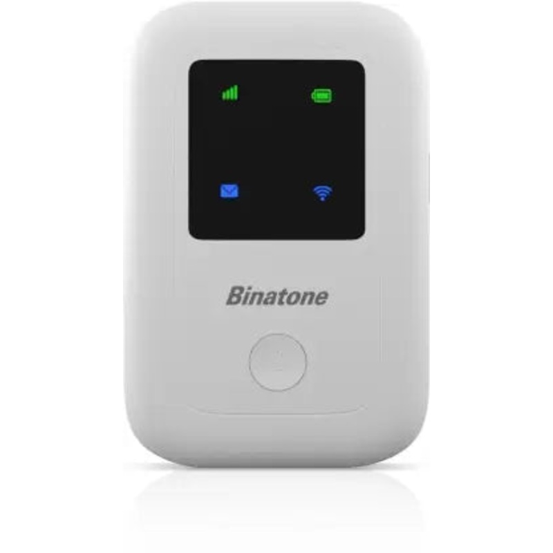 (Open Box) Binatone 4G MIFI Device BMF423 3G/4G LTE Advanced 150 Mbps Mobile Wi-Fi Hotspot Device Data Card  (White)