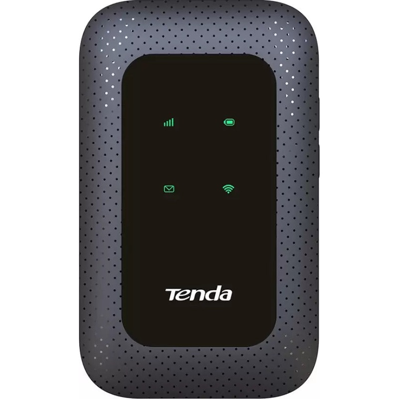(Open Box) TENDA 4G180 3G/4G LTE Advanced 150Mbps Universal Pocket Mobile Wi-Fi Hotspot Device Data Card (Black)