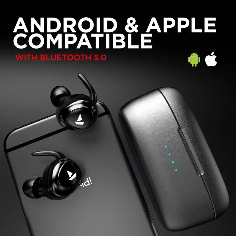 (Open Box) boAt Airdopes 412 Bluetooth Headset  (Black, True Wireless)