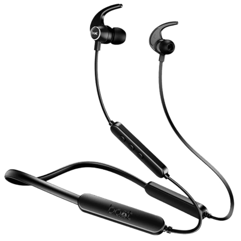boAt Rockerz 255 Pro+ | ASAP Charge | upto 60 Hours Playback | Bluetooth | Active Black