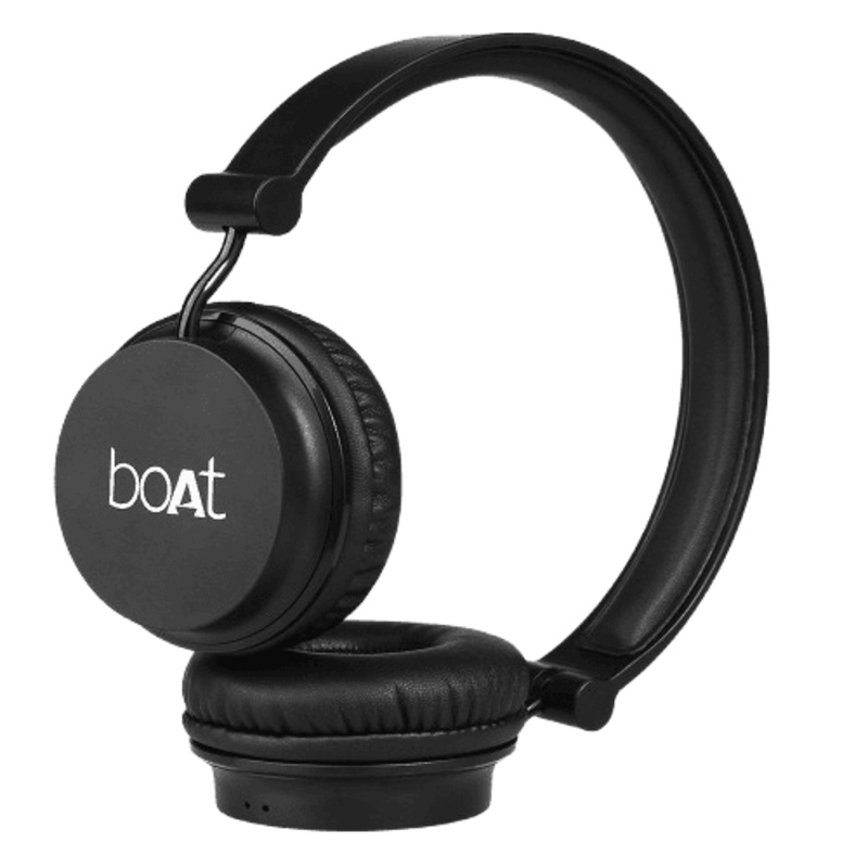 boAt Rockerz 410 | Bluetooth Headphone with Mic/Super Extra Bass | Black
