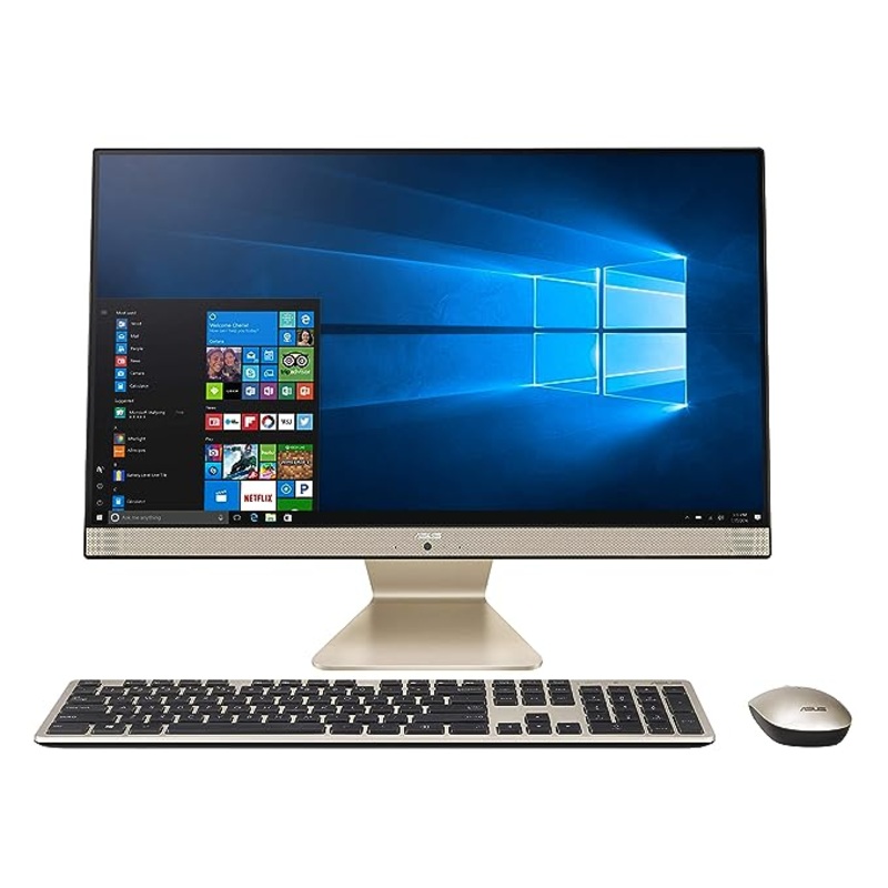 (Brand Refurbished) ASUS AIO V241, 23.8 (60.45 cm) FHD, Intel Core i5 11th Gen, All-in-One Desktop (8GB/1TB HDD + 256GB SSD/Office 2019/Win 10/Integrated Graphics/Wireless Keyboard & Mouse/Black/5.4 Kg) V241EAK-BA012TS
