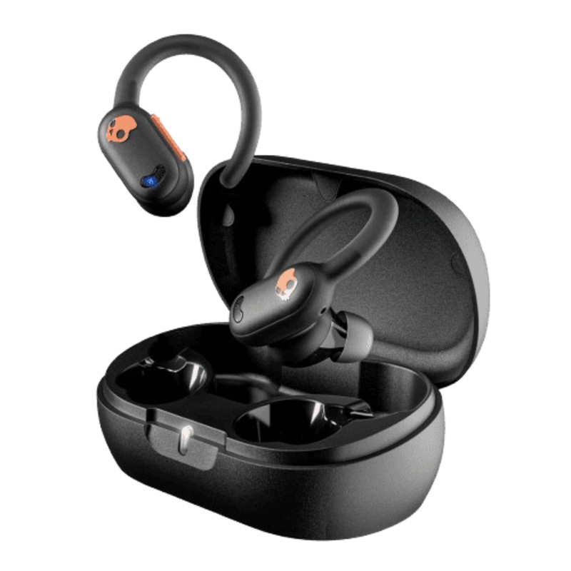 Skullcandy Push ANC Active Earbuds | Rapid Charge | Black Orange