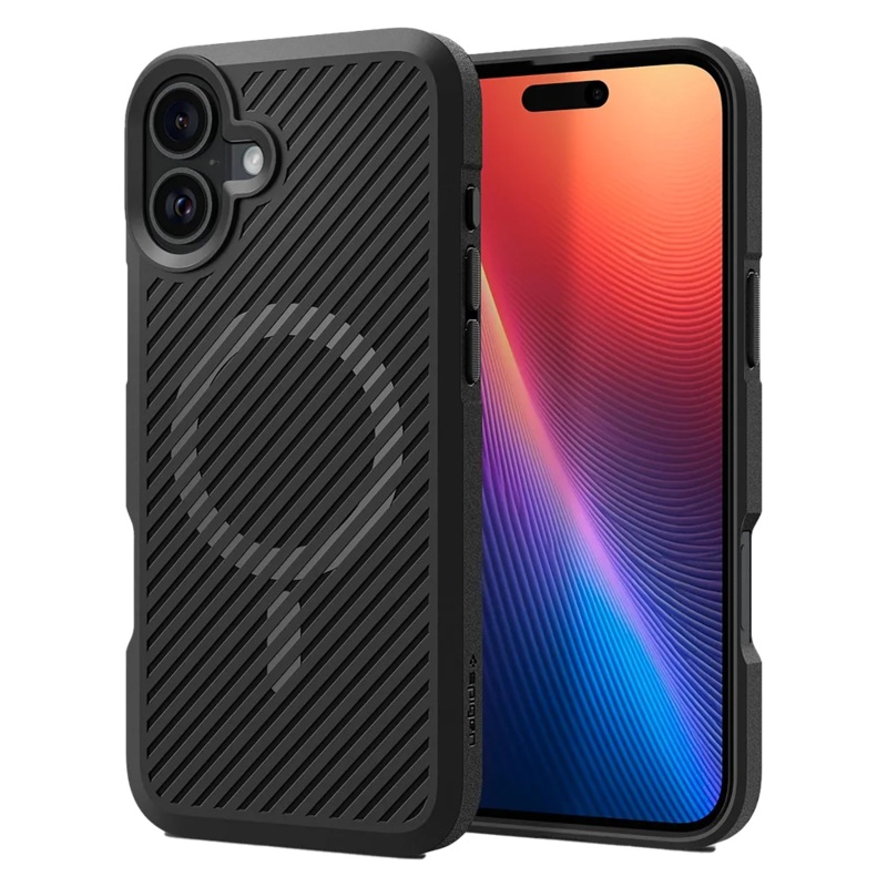 Spigen – Core Armor MagSafe Case for Apple iPhone 16 – Matte Black