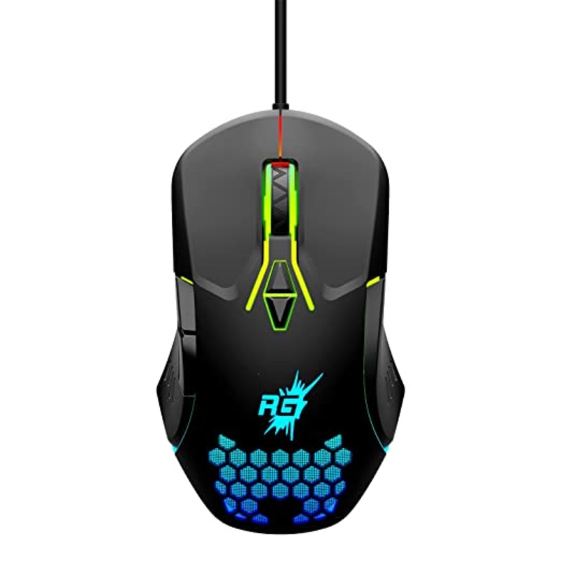 (Open Box) Redgear A-15 Wired Gaming Mouse with Upto 6400 DPI, RGB & Driver Customization for PC