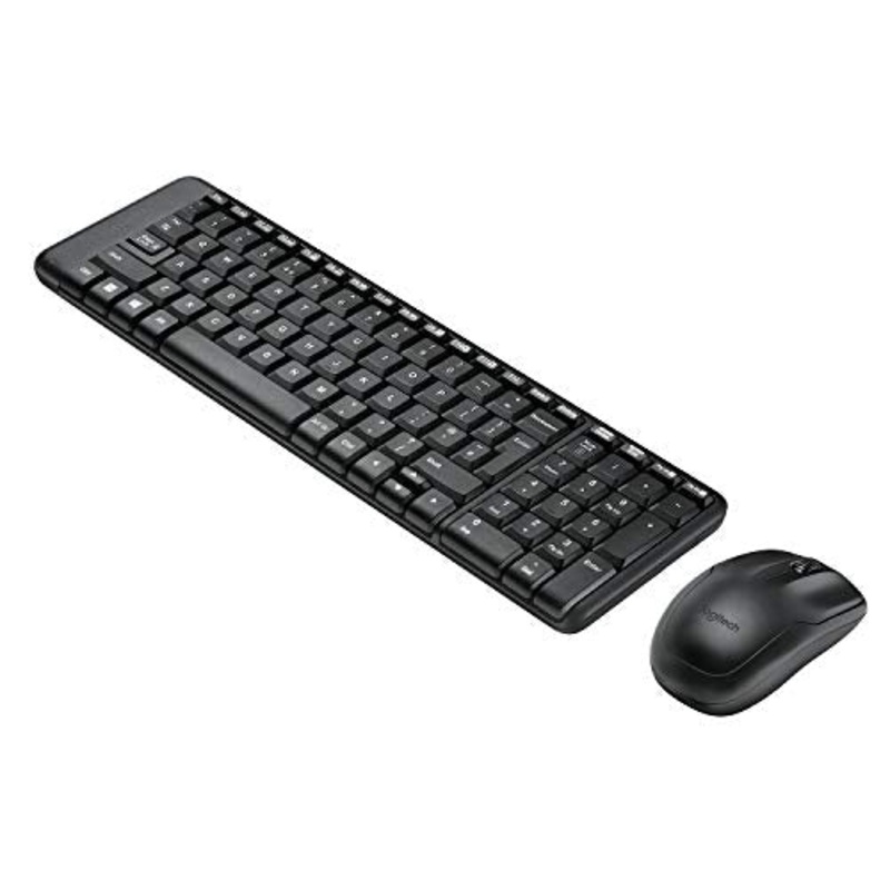 (Open Box) Logitech MK215 Wireless Keyboard and Mouse Combo, 2.4 GHz Wireless, 3 Years Warranty, Compact Design, 2-Year Battery Life(Keyboard),5 Month Battery Life(Mouse) PC/Laptop- Black