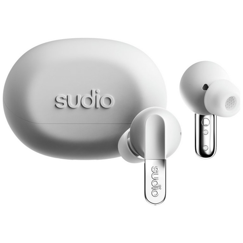 Sudio N3 Pro In-Ear True Wireless Earbuds – Chrome White