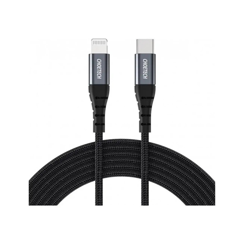 Choetech MFI 1.20MM Lightning to USB C PD Cable IP0039 – Black