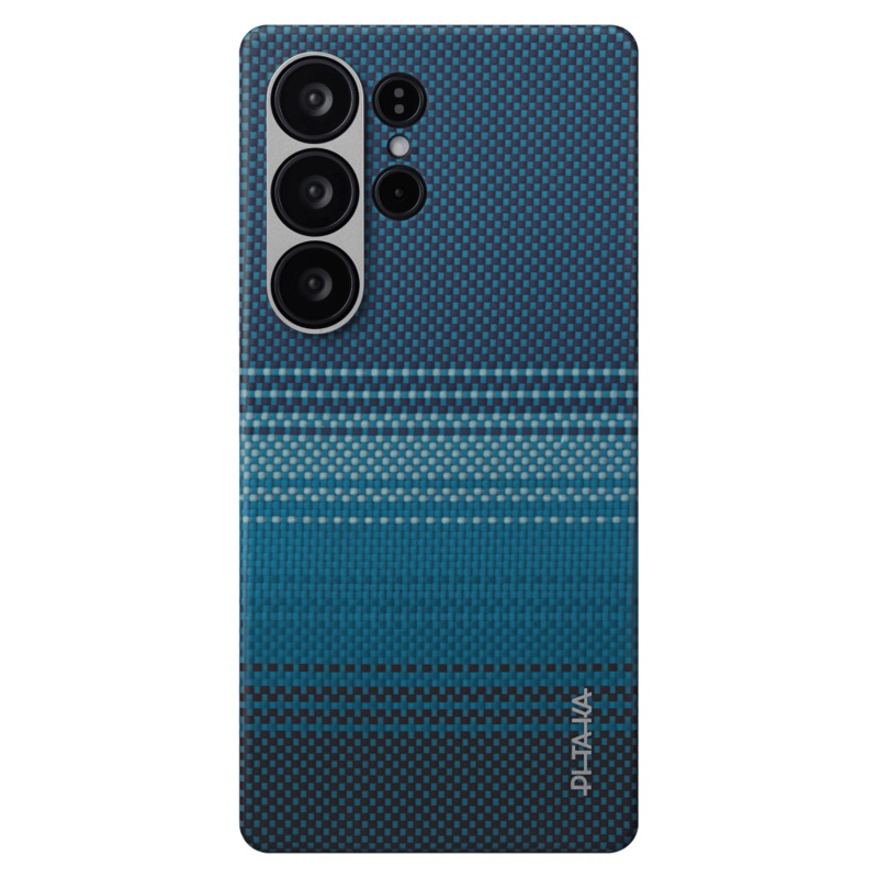 Pitaka Tactile Woven Case with Grip 3 for Samsung Galaxy S 2025 Large Multi-Color
