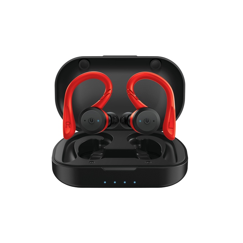 ZIZO Venture Active True Wireless Earbuds with Charging Case – Black