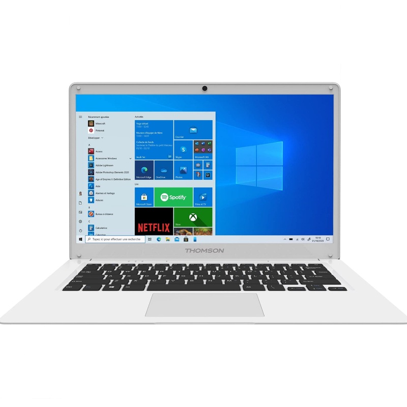 Thomson Laptop NEO14,14.1 Inch, Intel Atom, 4Gb RAM, 64Gb eMMC Storage, Windows 10 – White