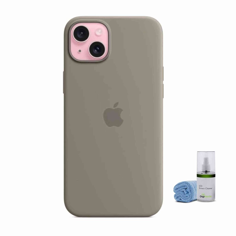 Apple iPhone 15 Plus Silicone Case – Clay Bundle