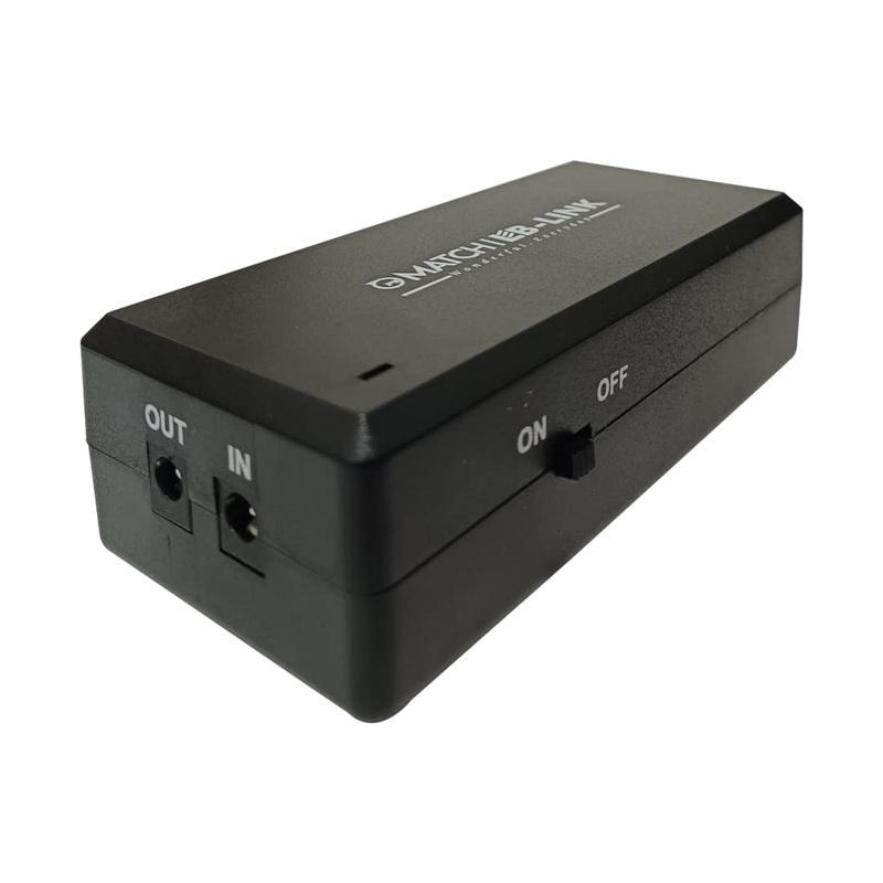 (Open Box) Match LB-LINK Mini UPS for 12V WiFi Router Broadband Modem | Backup Upto 6 Hours | 2200mAh Battery | Current Surge & Deep Discharge Protection |WiFi Router UPS Power Backup During Power Cuts