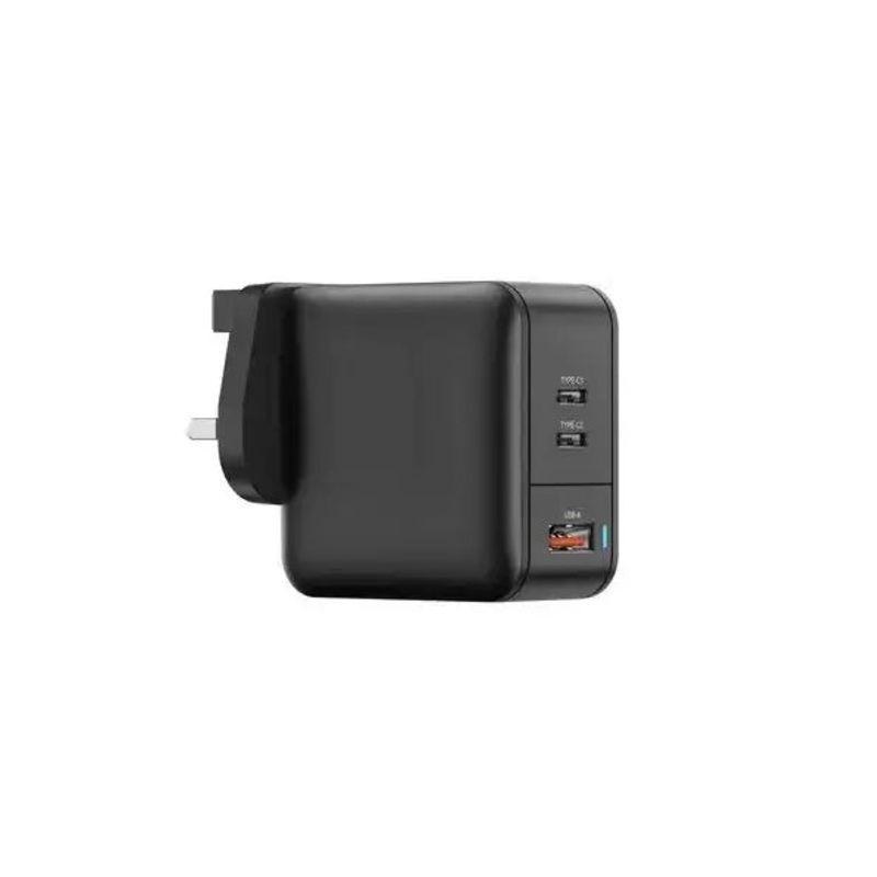 AMAZINGTHING , AT THUNDER PRO GAN 66W 2C2A WALL CHARGER , BLACK , UKTH66W