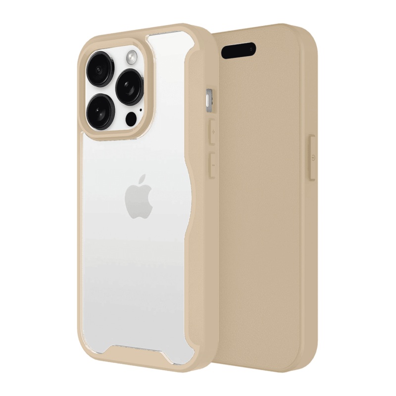AMPD TPU / Acrylic Wallet Flip MagSafe Case for Apple iPhone 16 Pro