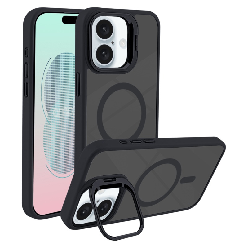 AMPD Acrylic Smoke CamKick MagSafe Case for Apple iPhone 16