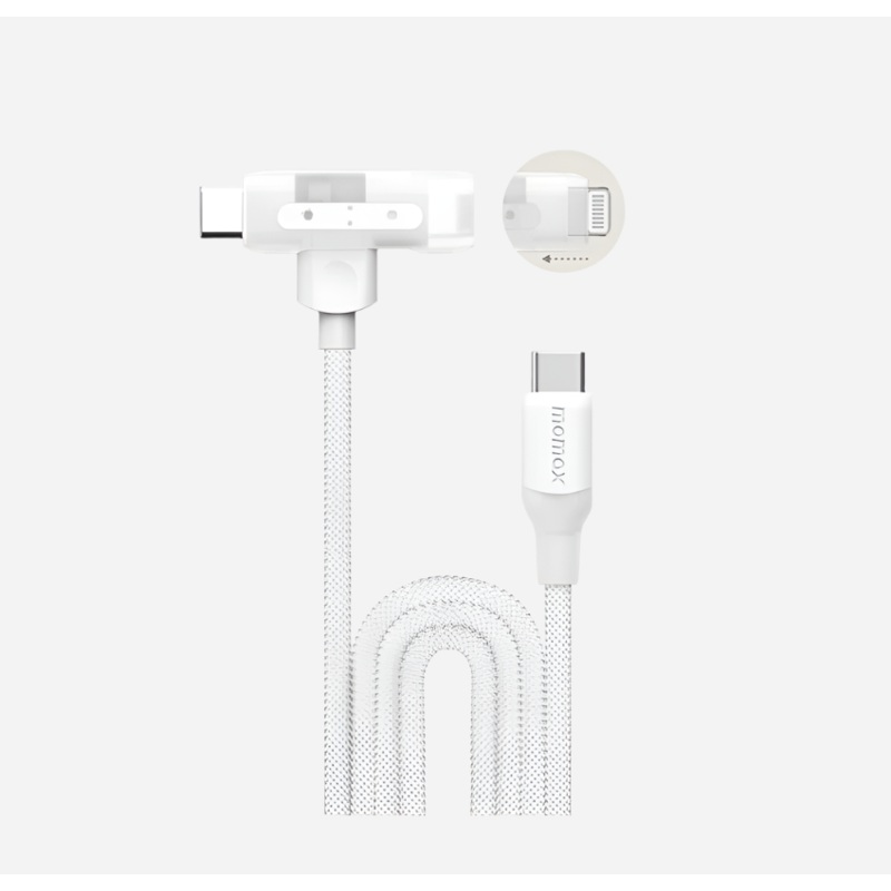 1-Link Flow Duo 2-in-1 USB-C to Lightning Cable