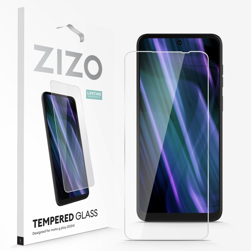 ZIZO TEMPERED GLASS Screen Protector for moto g Play (2024) – Clear
