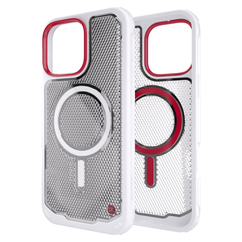 Gadget Guard Reflector MagSafe Case with G-Form Protection for Apple iPhone 16 Pro Max White