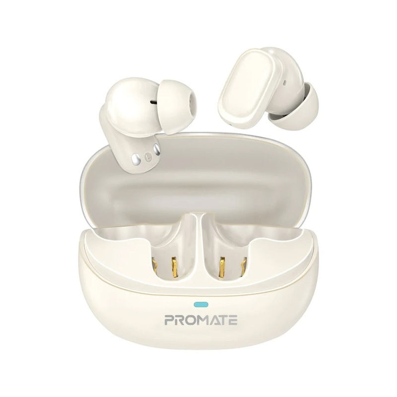 High-Definition TWS Earbuds with Intellitouch – White