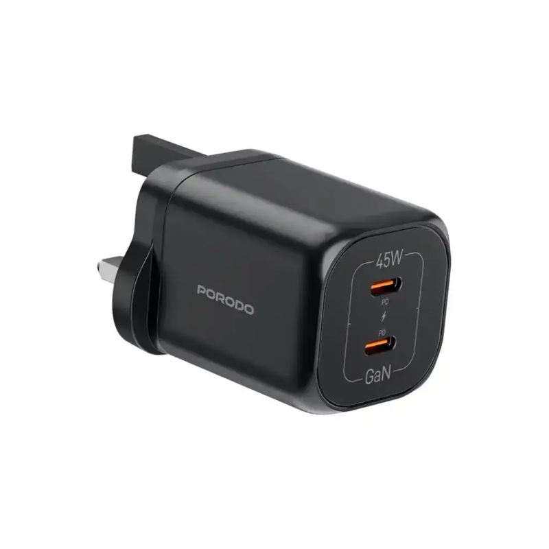 Porodo Dual USB-C Quick Charger