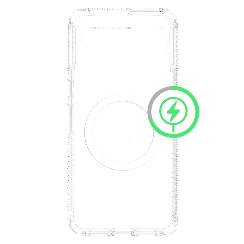 ITSkins Hybrid_R Clear MagSafe Case for Google Pixel 8 Pro Clear
