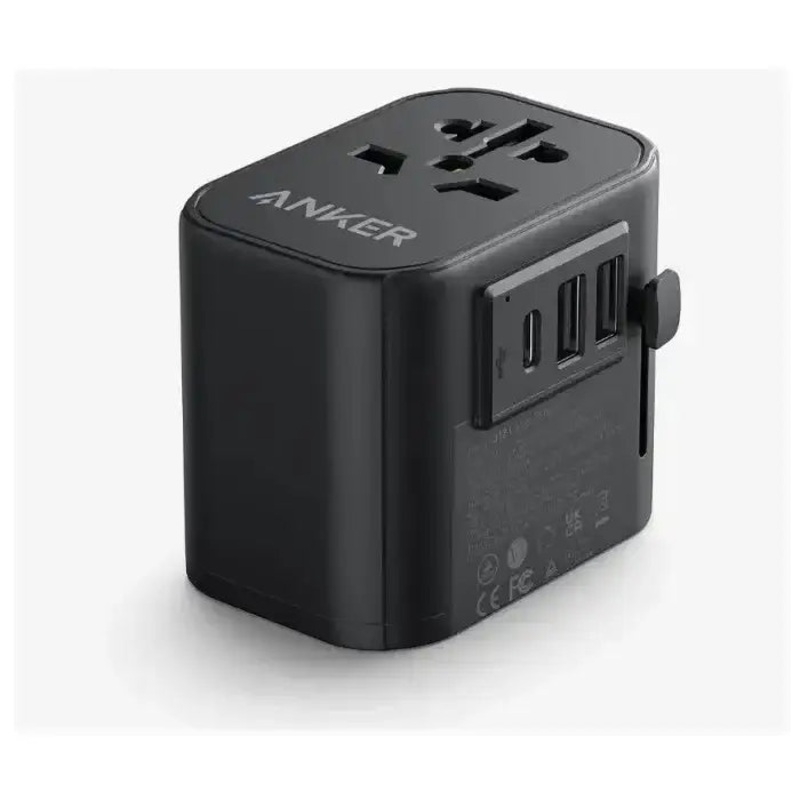 A9212K11 Anker 312 OUTLET EXTENDER 30W WITH 3 USB PORTS – BLACK