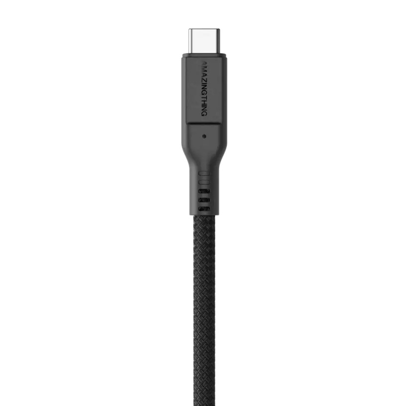 AMAZINGTHING , AT THUNDER PRO WITH HOLDER USB-C TO USB-C , 5.0A 240 W GEN2 , 1.2 M , BLACK , THC1.2MBK