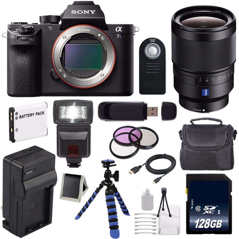 Sony Alpha a7S II a7S Mark II a7SII ILCE7SM2/B Mirrorless Digital Camera (International Model) + Sony Distagon T FE 35mm