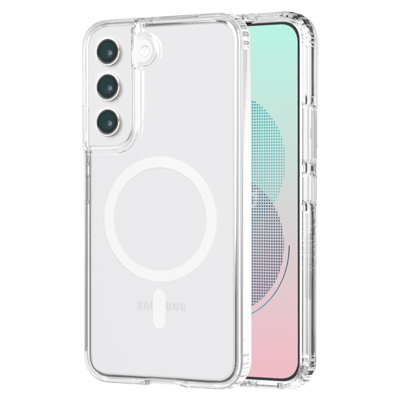 AMPD TPU / Acrylic Crystal Clear MagSafe Case for Samsung Galaxy S23 Plus Clear