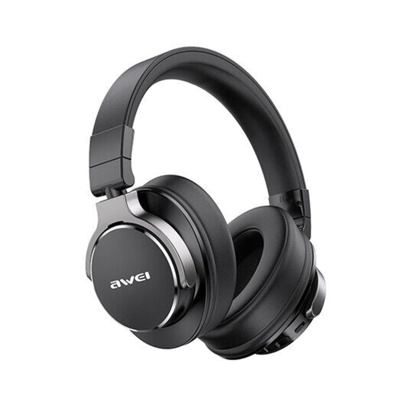 AWEI Wireless Over-Ear Foldable Headphone with ANC – Black