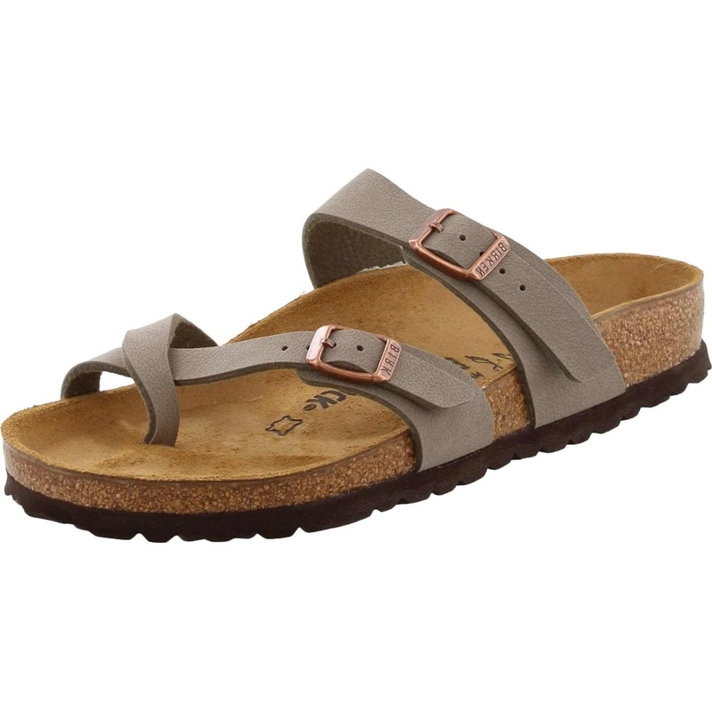 BIRKENSTOCK Women’s Mayari Sandal, Stone, 39 R EU, 8-8.5 M US