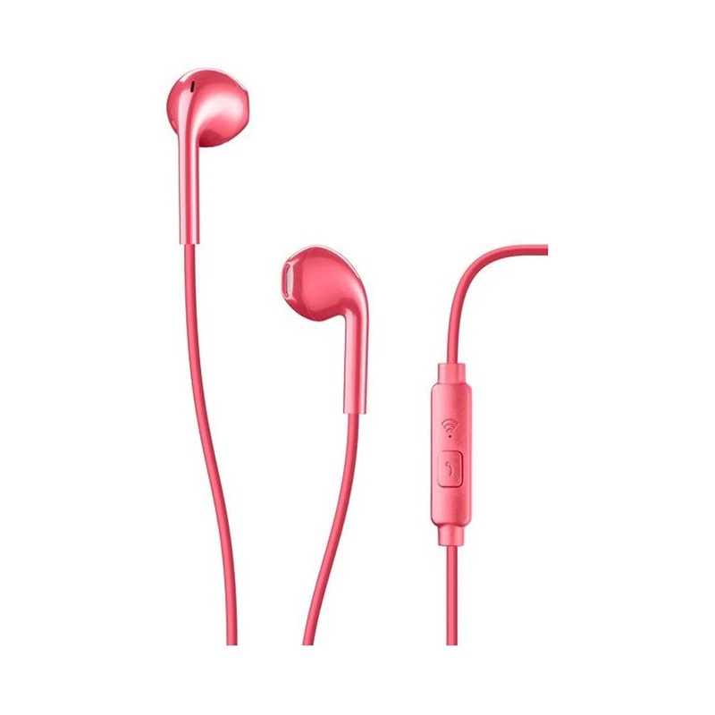 CELLULALRLINE LIVE RED EGG-CAPSULE EARPHONE – RED
