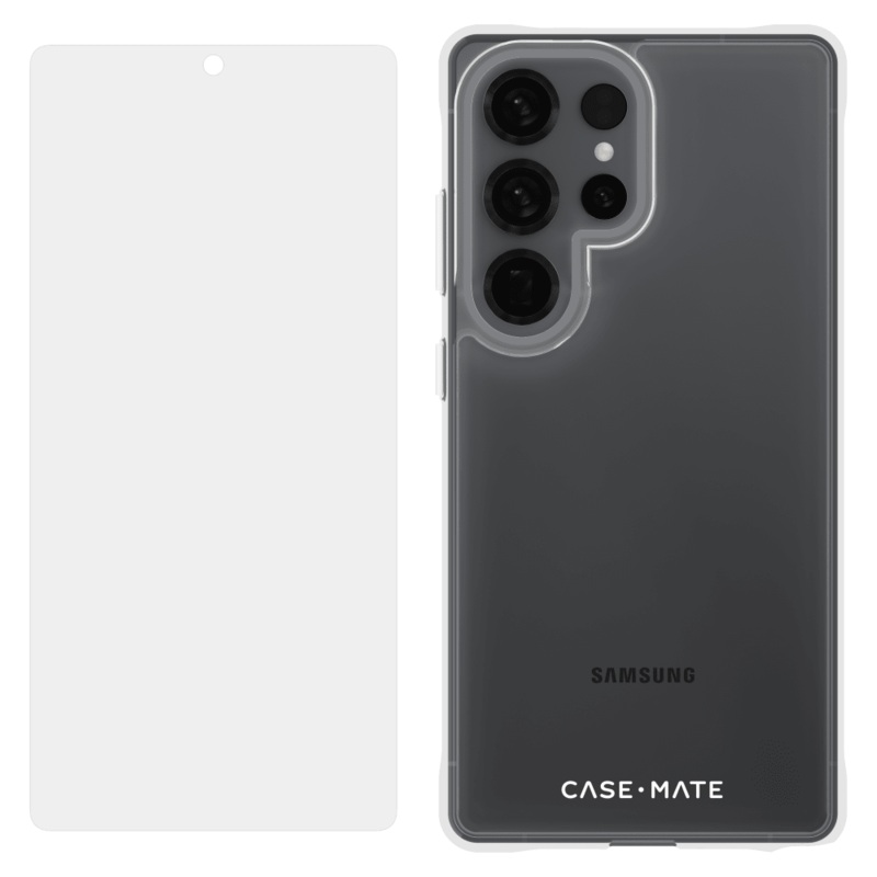 Case-Mate Protection Pack Tough Case and FlexiShield Screen Protector for Samsung Galaxy S 2025 Large