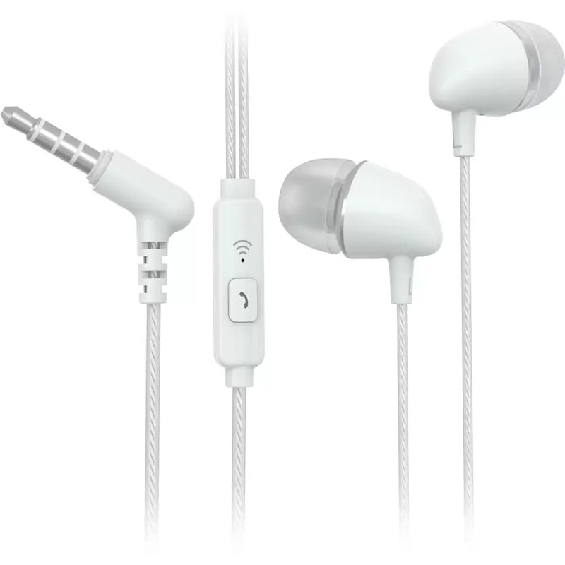 (Open Box) Flipkart SmartBuy Wired Headset With Mic  (White, In the Ear)