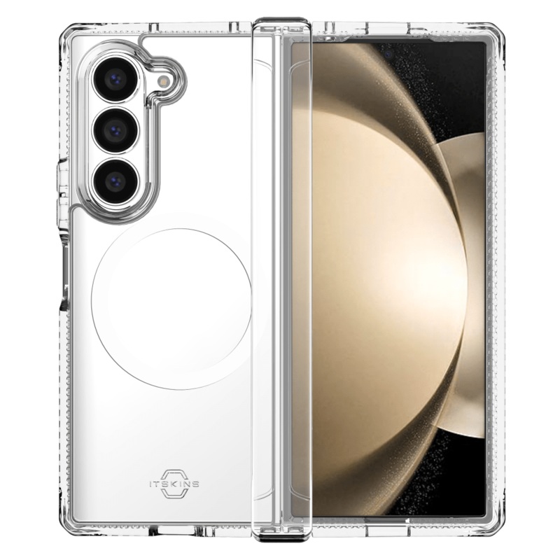 ITSkins Hybrid_R Clear Hinge MagSafe Case for Samsung Galaxy Z Fold6