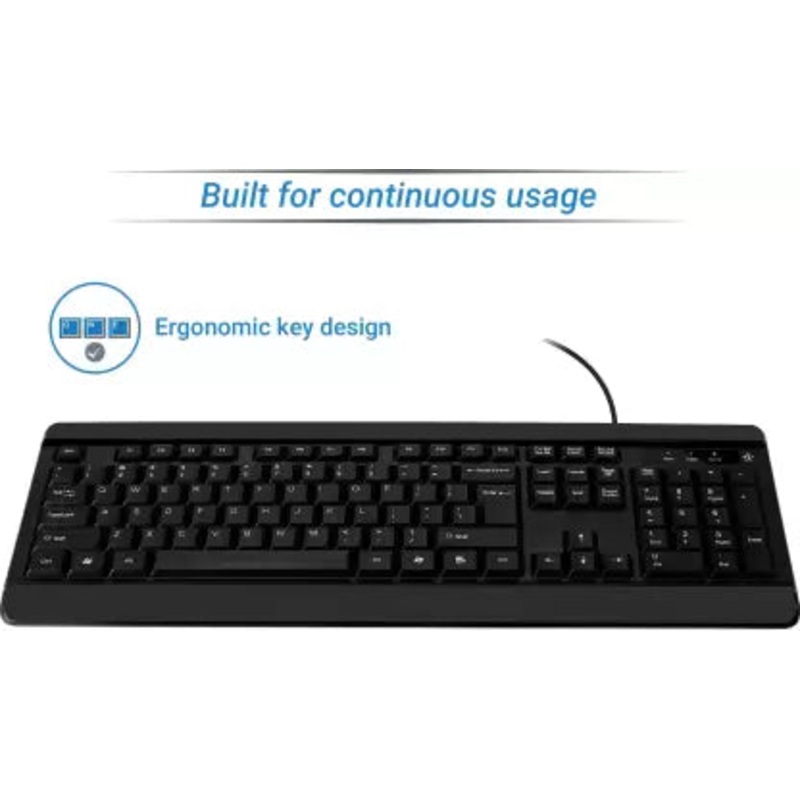 (Open Box) Flipkart SmartBuy Multi Device USB Keyboard, Black