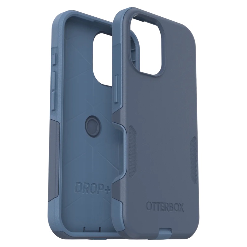 OtterBox – Commuter MagSafe Case for Apple iPhone 16 – Baby Blue Jeans
