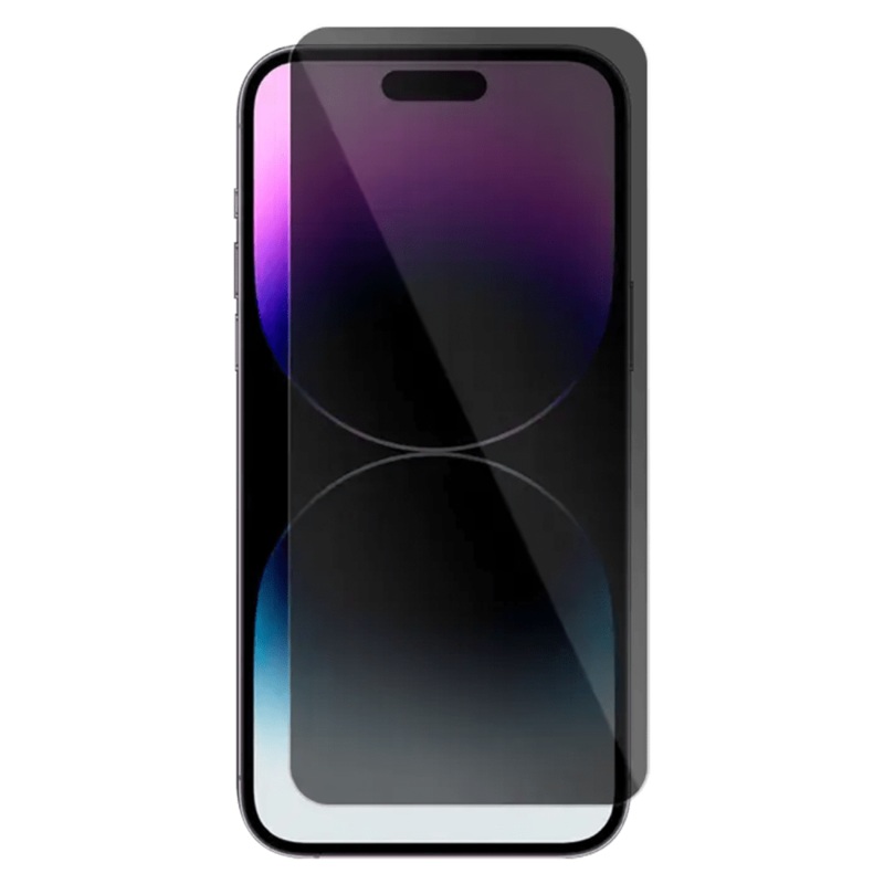 Cellhelmet Privacy Tempered Glass Screen Protector for Apple iPhone 15 Clear