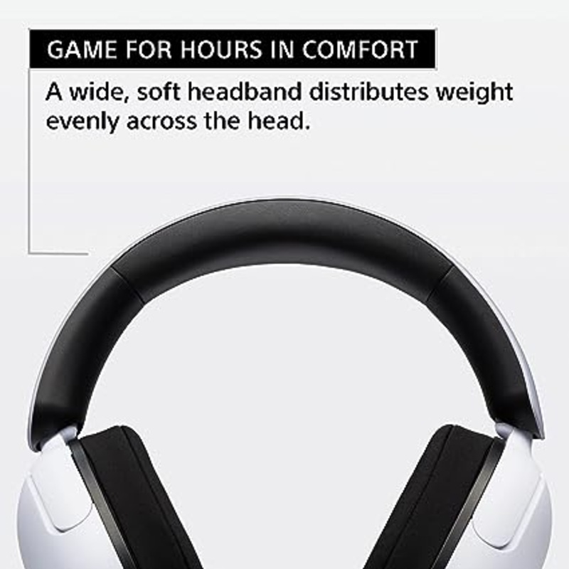 (OPEN BOX)Sony INZONE H3, MDR-G300 Wired Gaming Headset, Over-Ear Headphones with 360 Spatial Sound, USB Wired Over-Ear Professional + USB Connector, flip to Mute mic, App Support & PC Compatible (White)