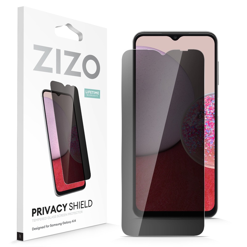 ZIZO PRIVACY Tempered Glass Screen Protector for Galaxy A14 5G – Privacy