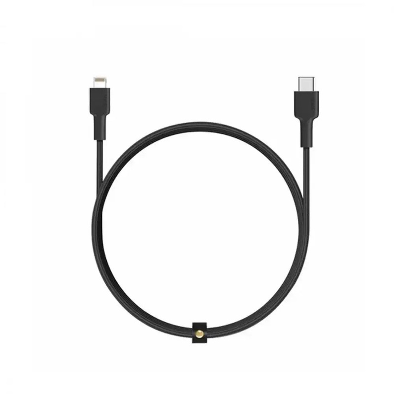 Aukey Braided USB-C to Lightning Cable (1.2m / 3.95ft) – Black