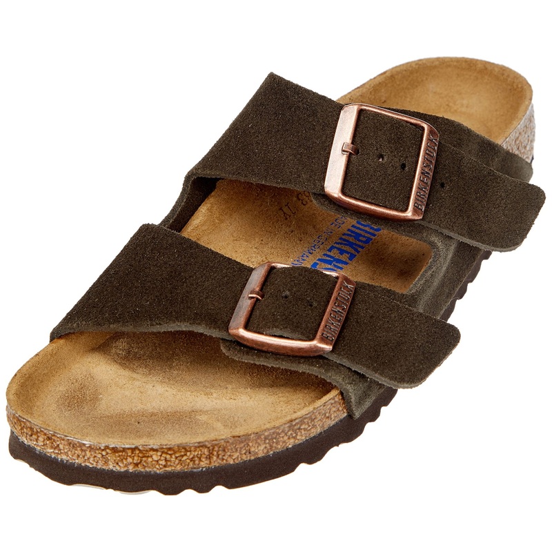 Birkenstock Arizona Soft Footbed Slides, Mocha, Brown, 11-11.5 Women/9-9.5 Men