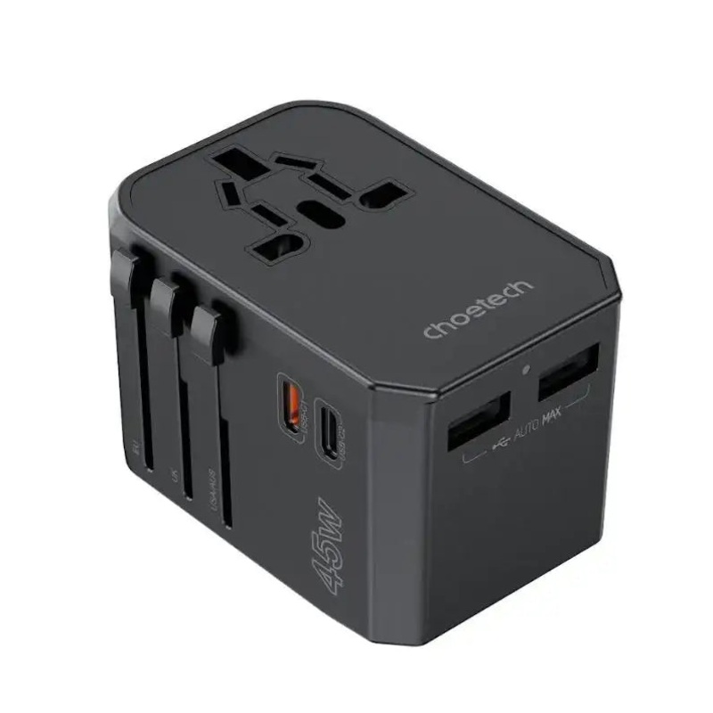 Chotech PD45W 2C+2A Travel Wall Charger black PD6045
