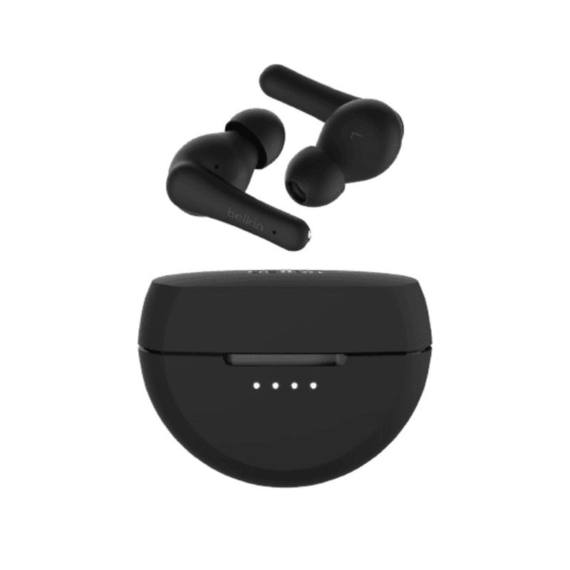 Belkin SoundForm Rhythm True Wireless Earbuds | IPX5 | Built in Microphone | Black | AUC012BTBK
